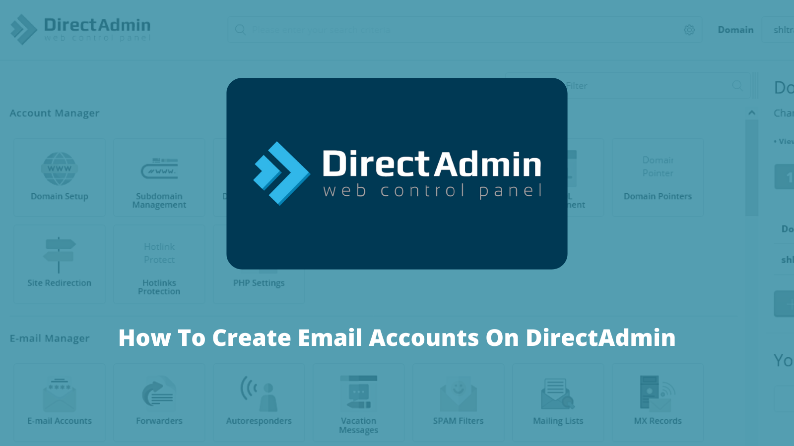 Create an Email account in Direct admin: Here’s a easy guide