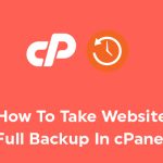 How to generate Full cPanel Account Backup