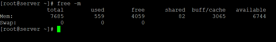 Check VPS RAM Usage via SSH