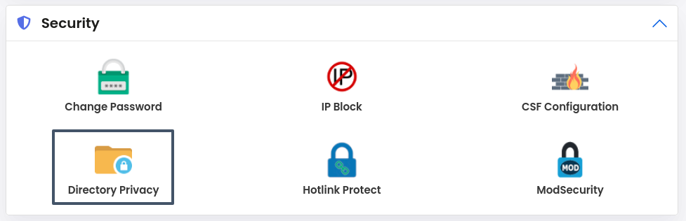 How to Password Protect a Directory in Webuzo?