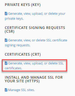 Remove Certificate from AutoSSL in cpanel