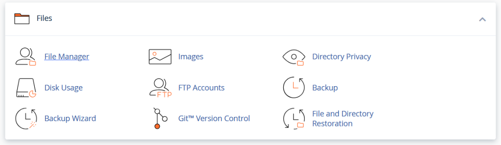 Basic Actions in cPanel File Manager